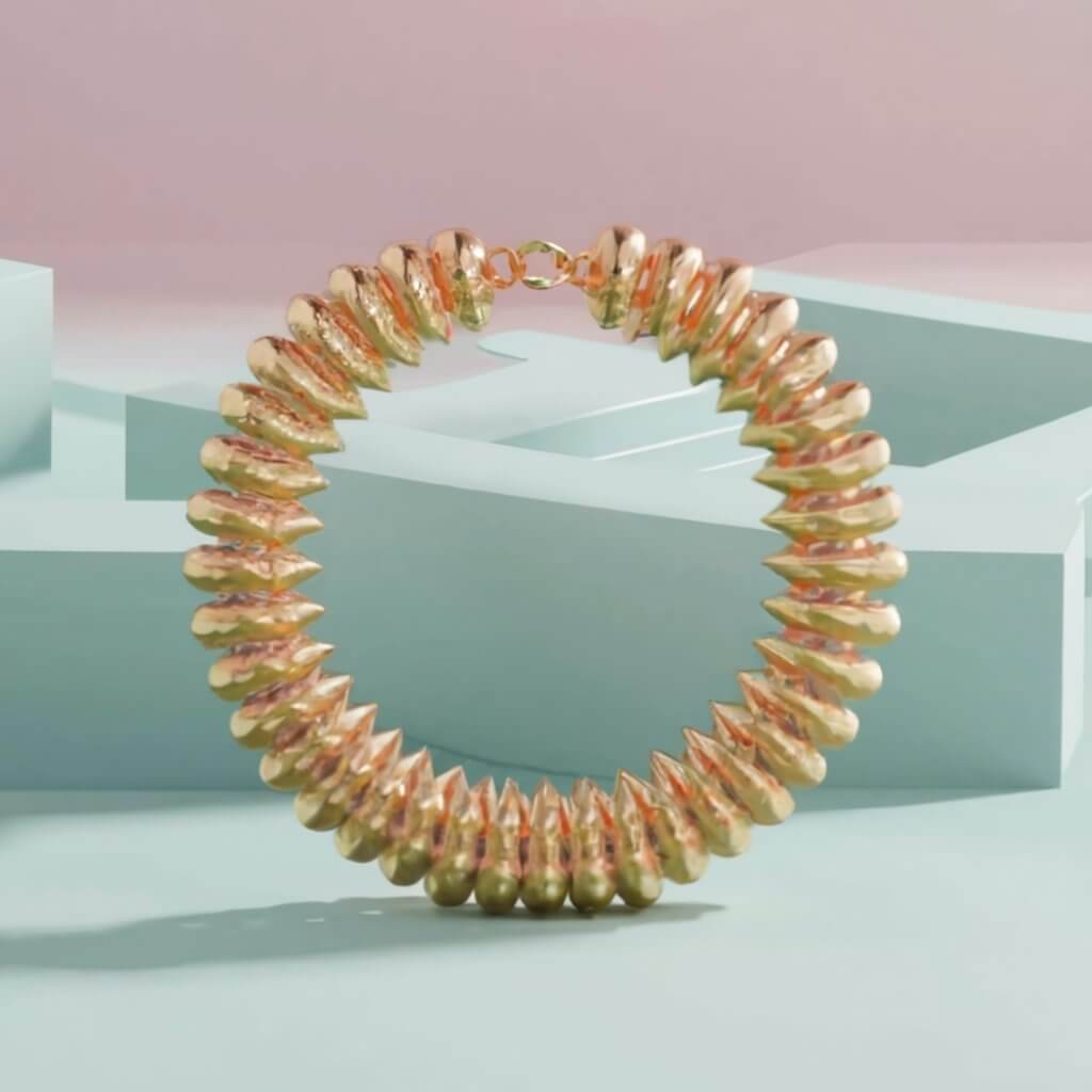 Brazalete de oro Koosh Jewelers