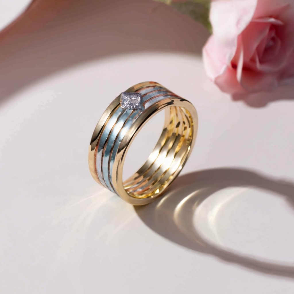 Sortija de oro Miami Gold Jewelry