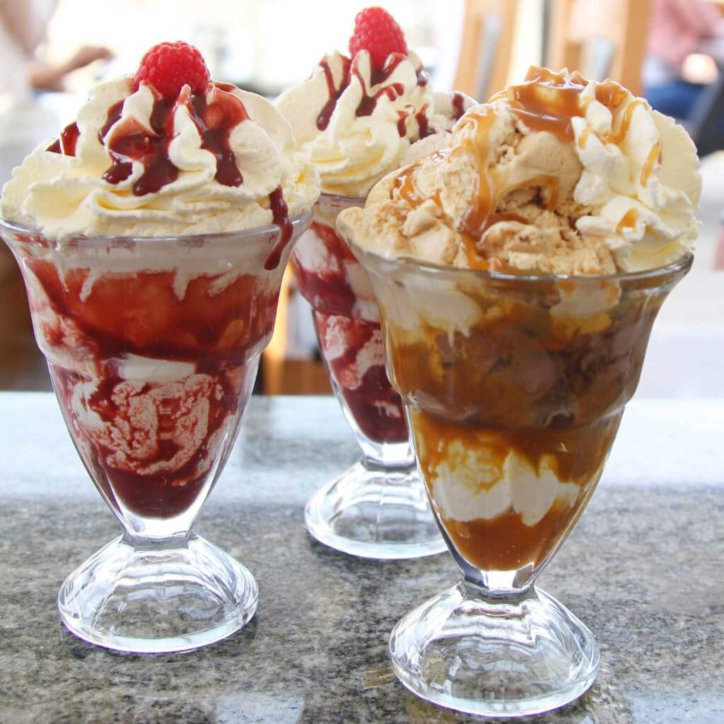 copas de helado Dasher & Crank _ Matcha Café