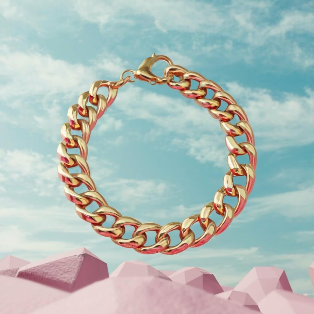 Distintivo de oro Ventura Jewelry