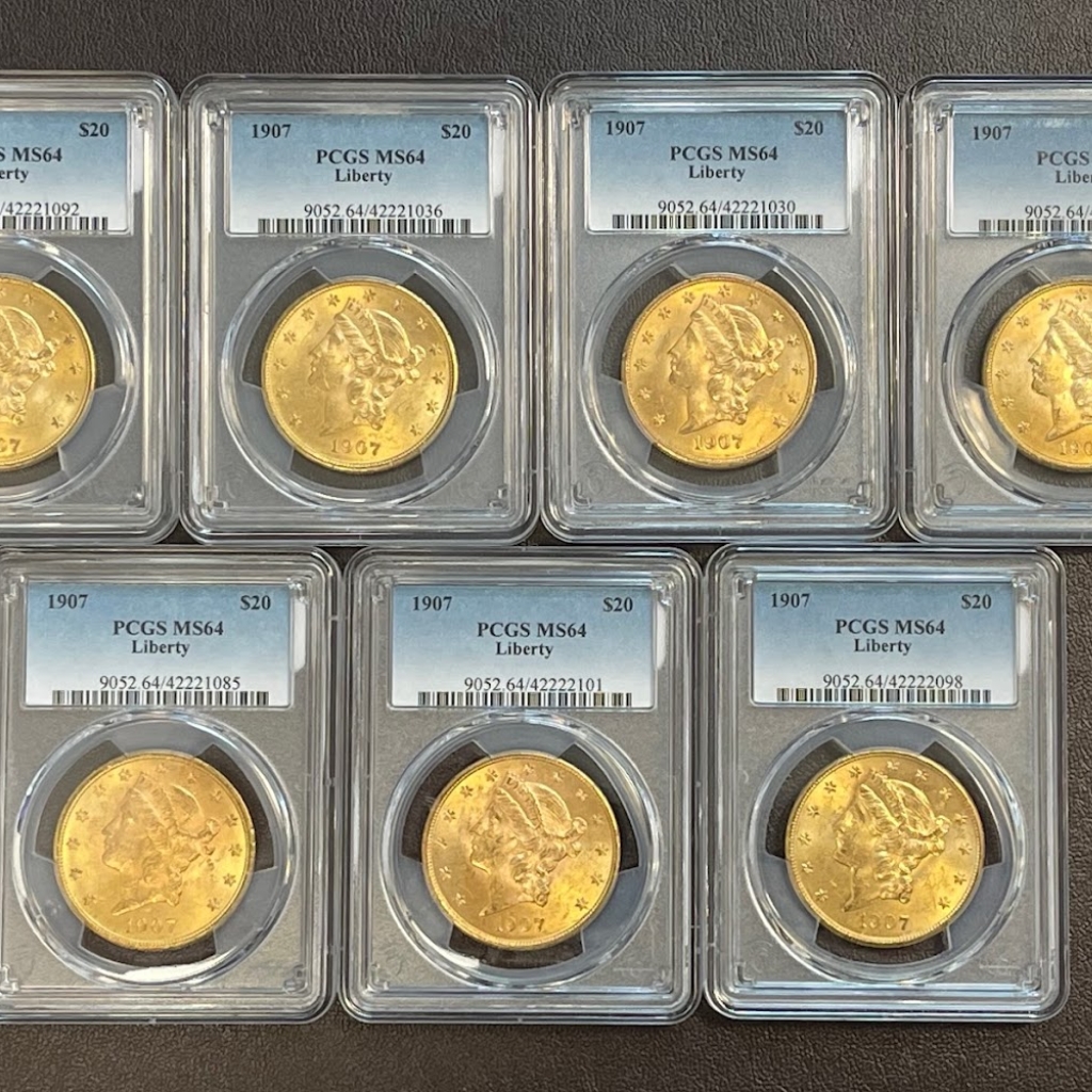 Monedas de oro
