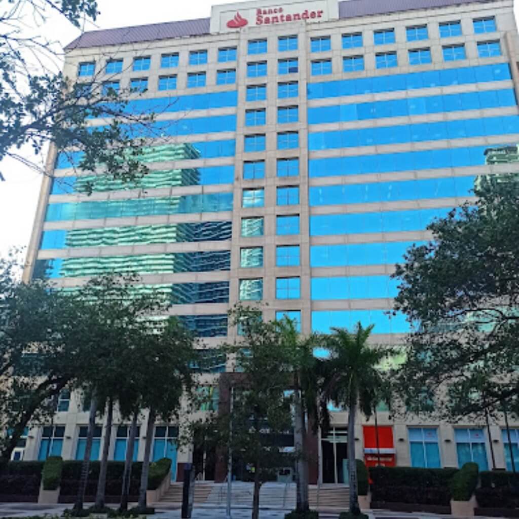 Frente del Banco Santander
