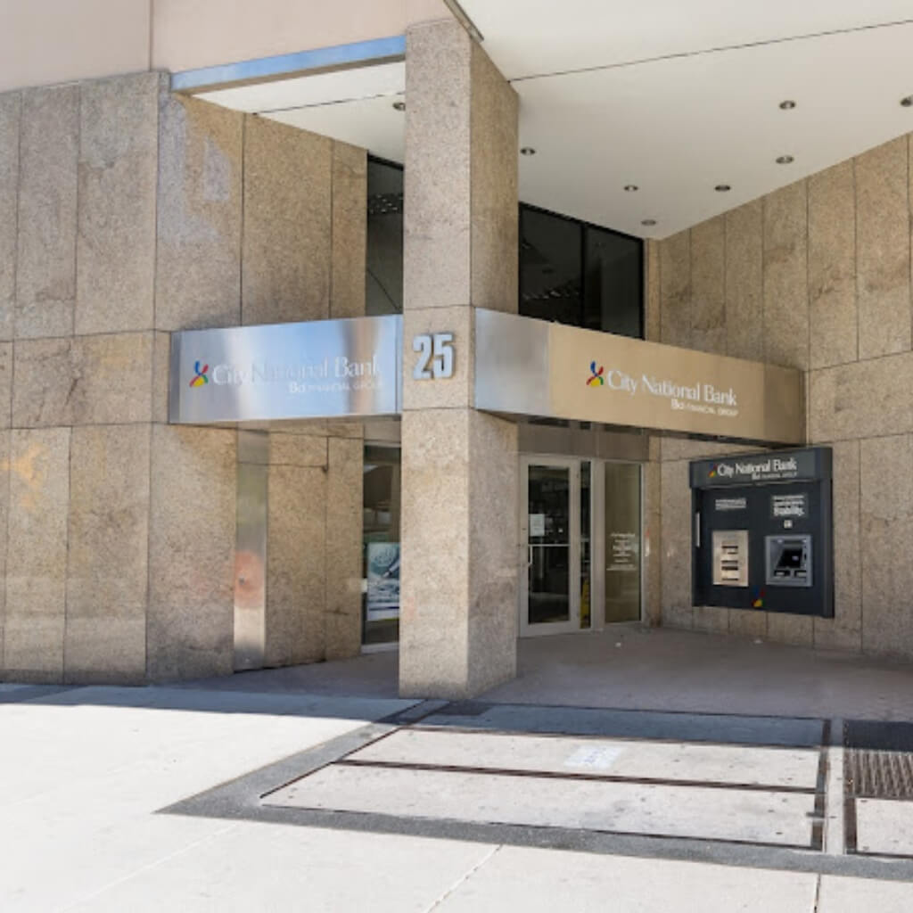 Entrada del City National Bank of Florida