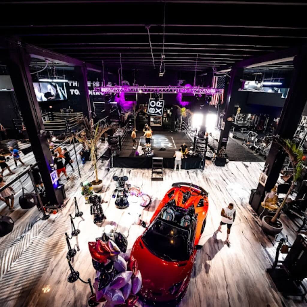 Interior de BOXR Gym Miami