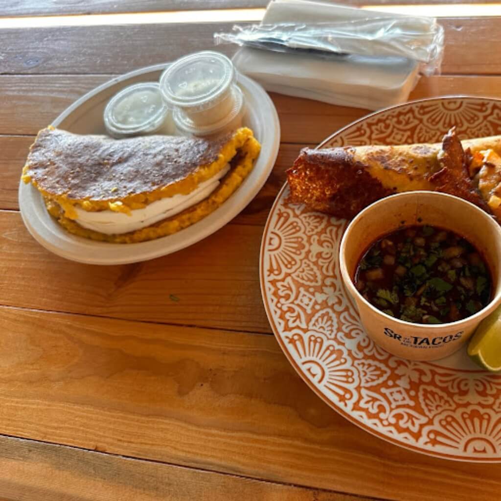 Cachapa con queso en Mr Cachapa Wynwood