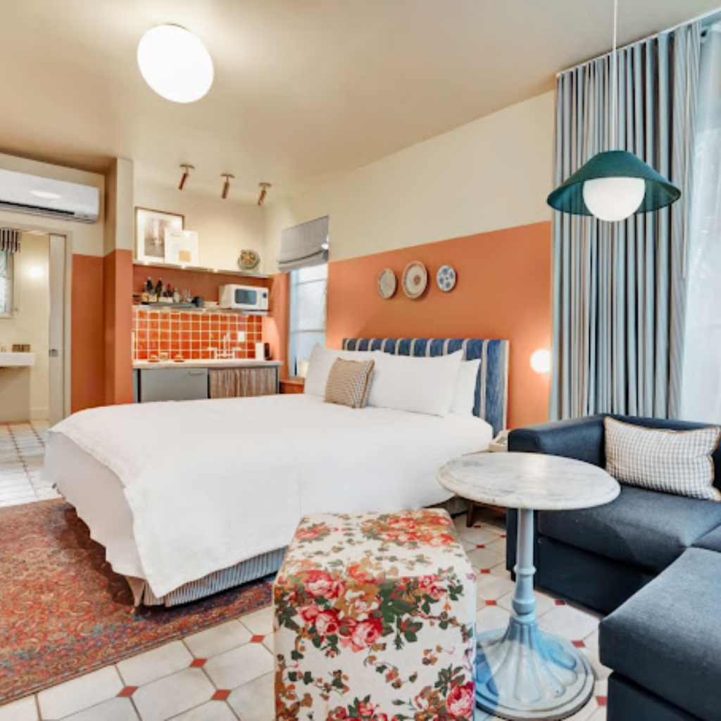 Hotel Trouvail Miami Beach Dormitorio