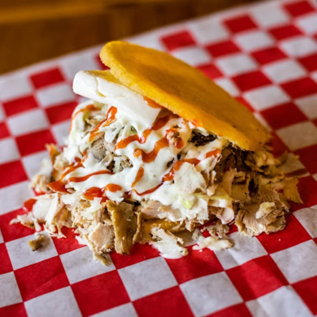 Arepas en la coriana