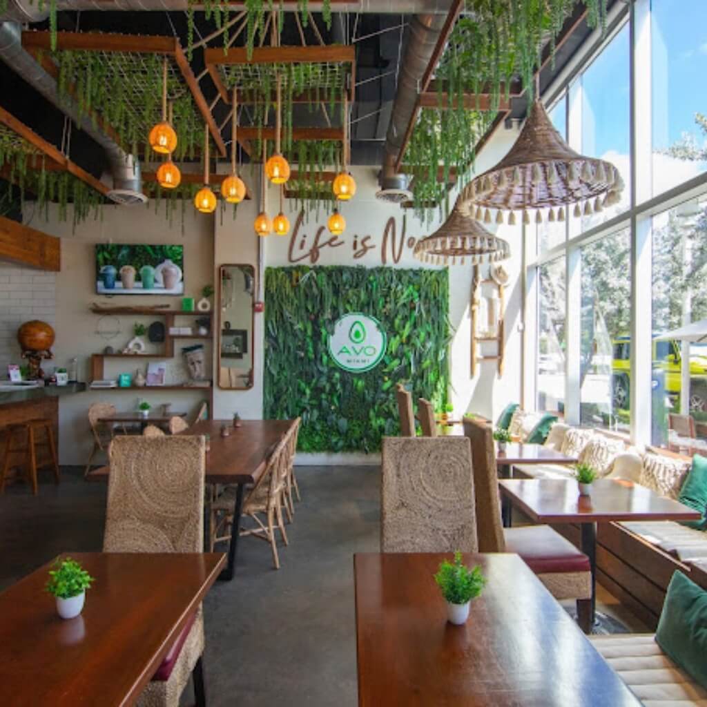 Interior del Restaurante Avo Miami