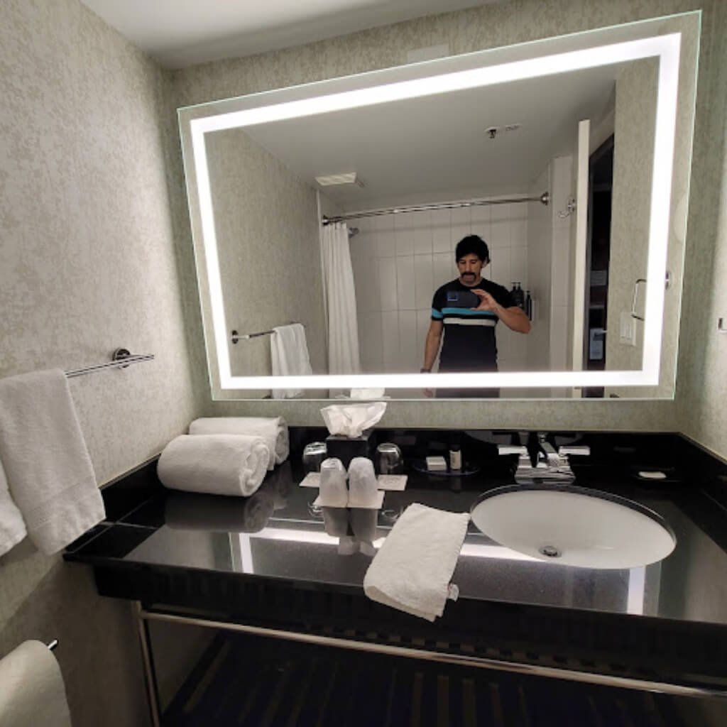 Baño Sheraton Miami Airport Hotel & Executive Meeting Center