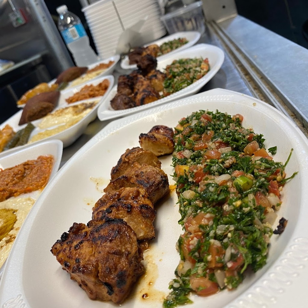 Ensalada y carne