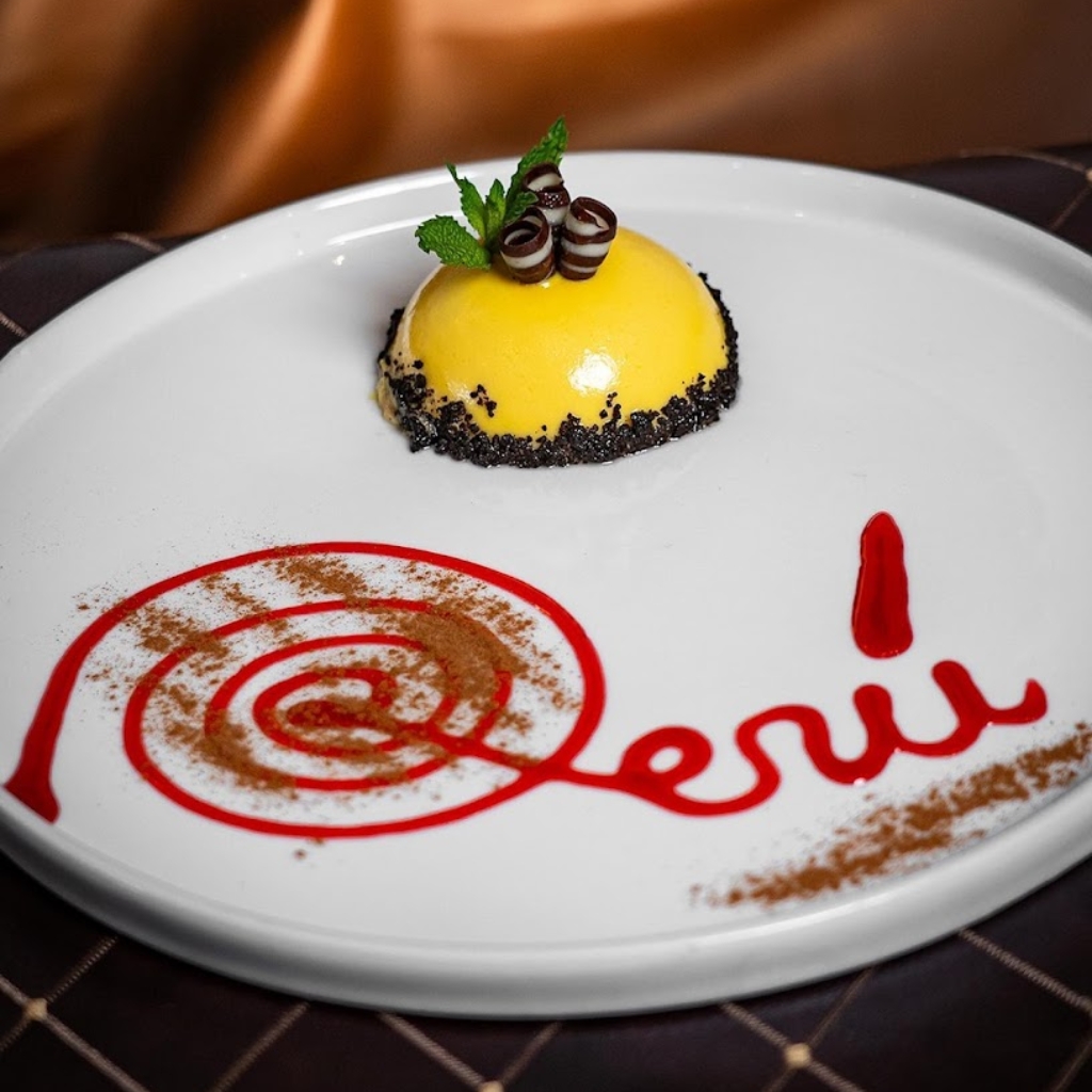 Postre de chocolate